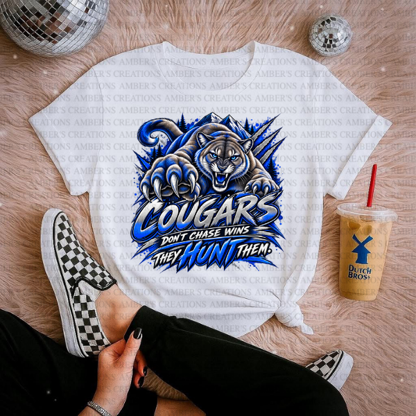 Cougars Blue/White— Sports PNG