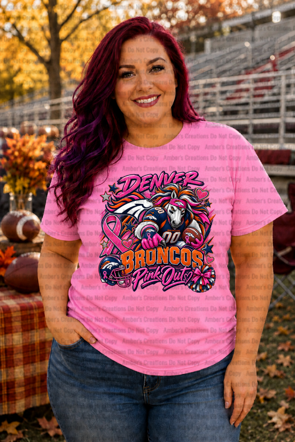 Broncos Pink Out PNG