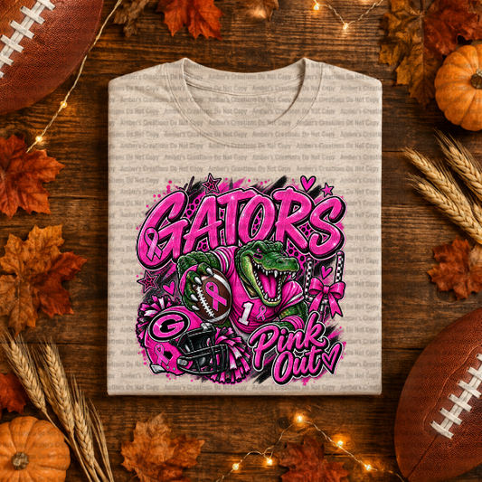 Pink Out Gators PNG