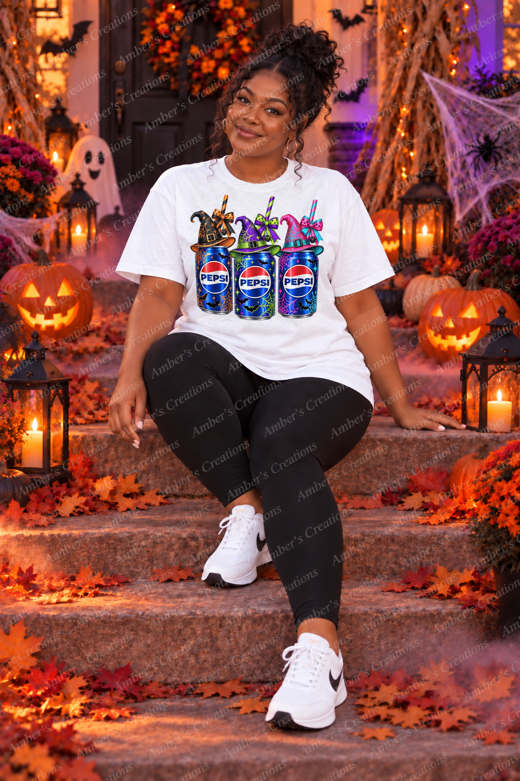 Spooky Sips Pepsi Halloween PNG