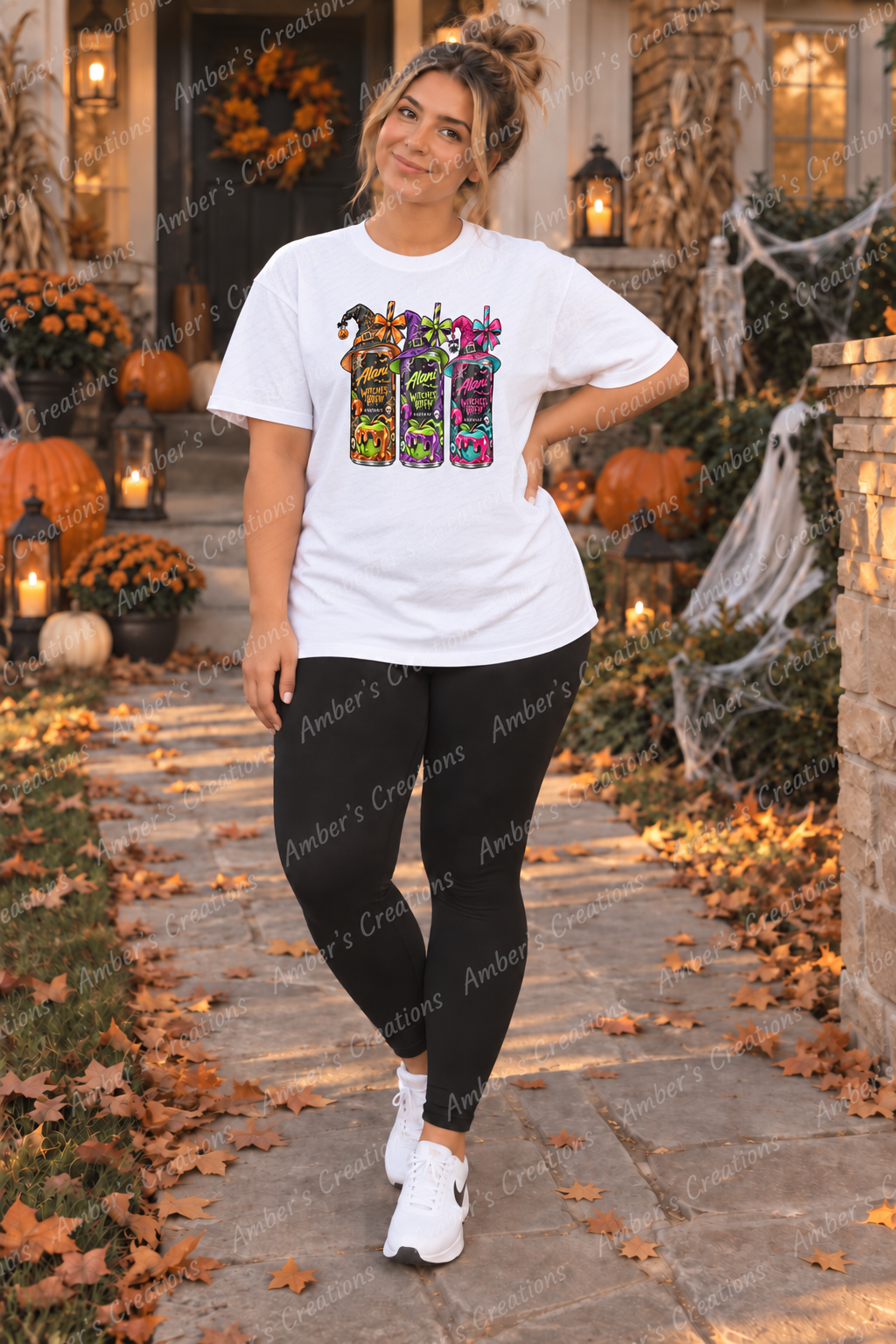 Spooky Sips Alani Halloween PNG