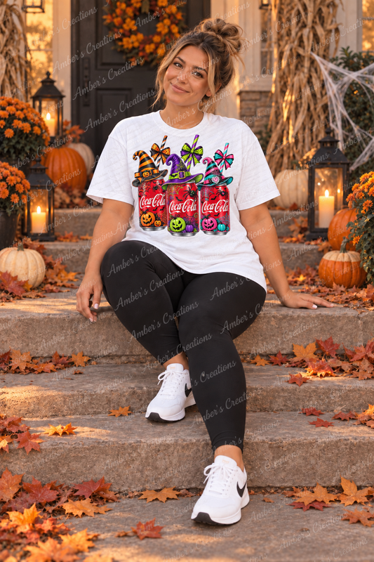 Spooky Sips Coca-Cola Halloween PNG
