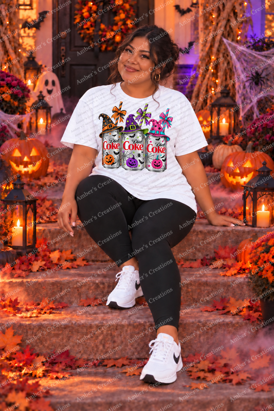 Spooky Sips Diet Coke Halloween PNG