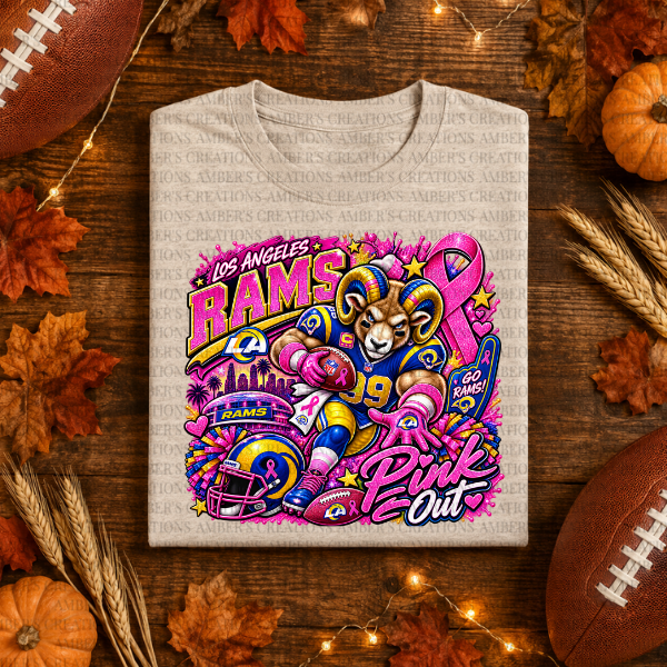 Rams Pink Out PNG