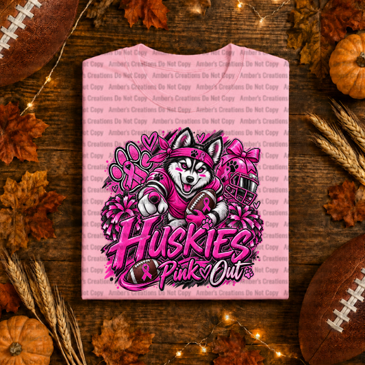 Pink Out Huskies PNG