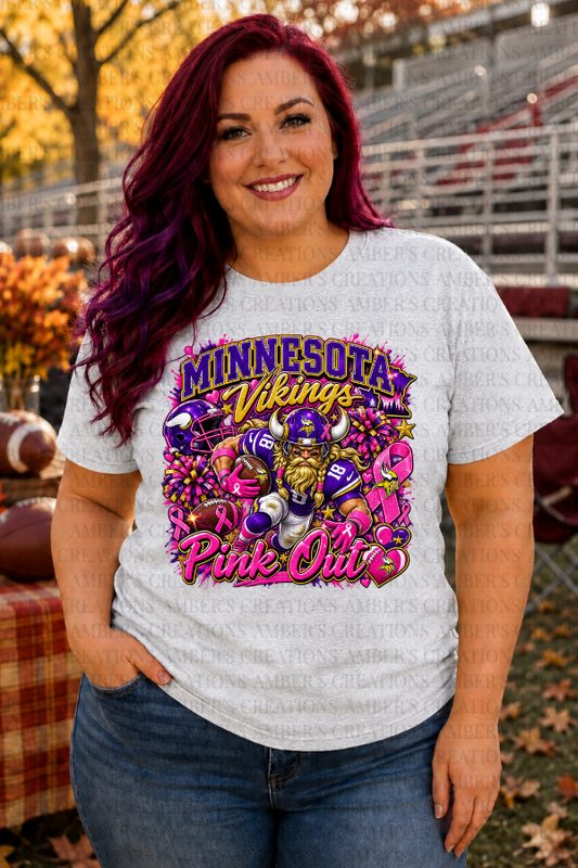 Vikings Pink Out PNG