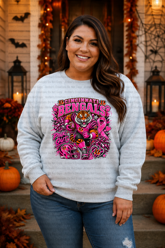 Bengals Pink Out PNG