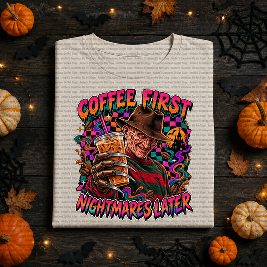 Coffee First Nightmare Later PNG
